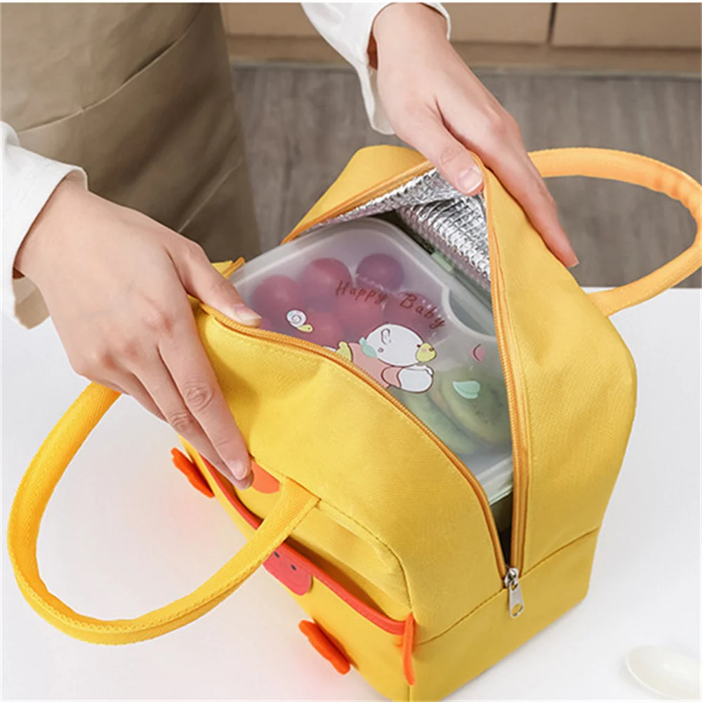 Cute Children Portable Insulated Thermal Picnic Food Bag Cute Cartoon Lunch Bag Box Tote Food Fresh Cooler Bag Pouch For Kids