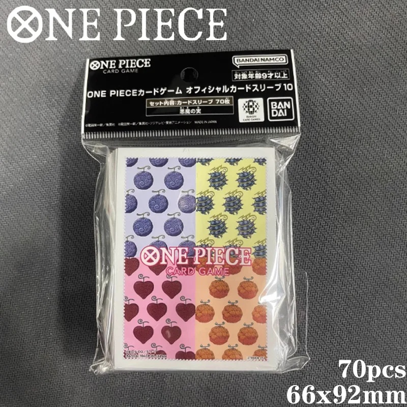 

Горячая новинка: Официальные протекторы для карт One Piece OPCG, 70 шт., дизайн «Дьявольские фрукты», 66x92 мм, для детей, коллекционеров и фанатов TCG-игр