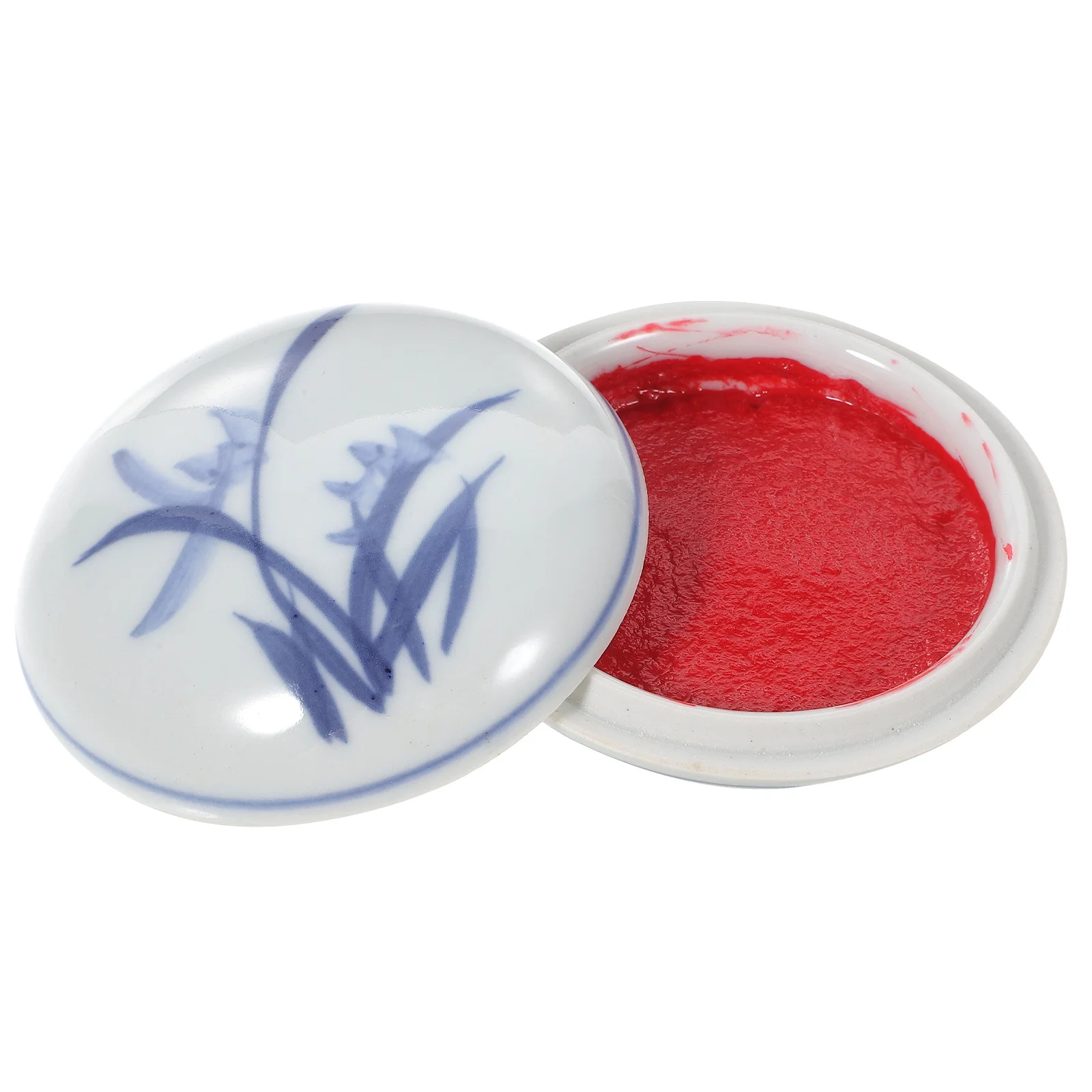 

Китайская чернильная подушечка, красная керамическая коробка, многоцелевая моющаяся печать «сделай сам», штамп для рисования, каллиграфии, офисные школьные художественные чернильные подушечки для рукоделия