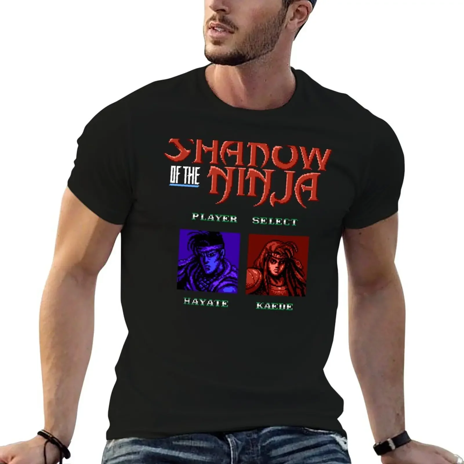 Shadow of the Ninja Player Select T-Shirt custom shirt luxury designer vintage t shirt men