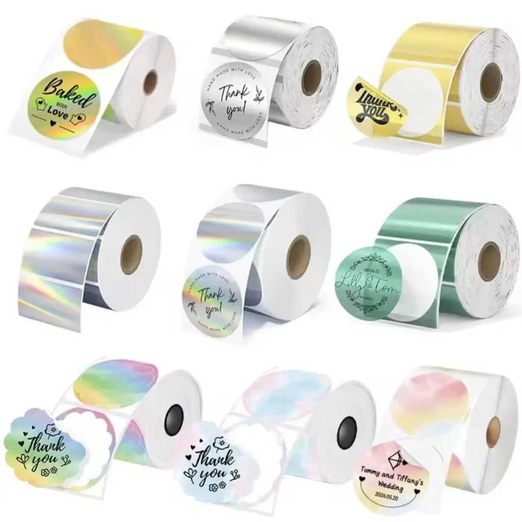 

20-50mm Thermal Label Printer Paper Multi-Purpose label Sticker for Phomemo Label Maker M110 M120 M200 M220 E210/P50/DETONG P1
