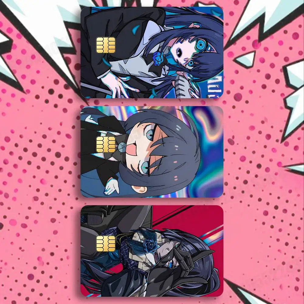 

Singer Ado Holographic Laser Shinny Film Skin Cover Sticker for Debit Credit Card Bank Card