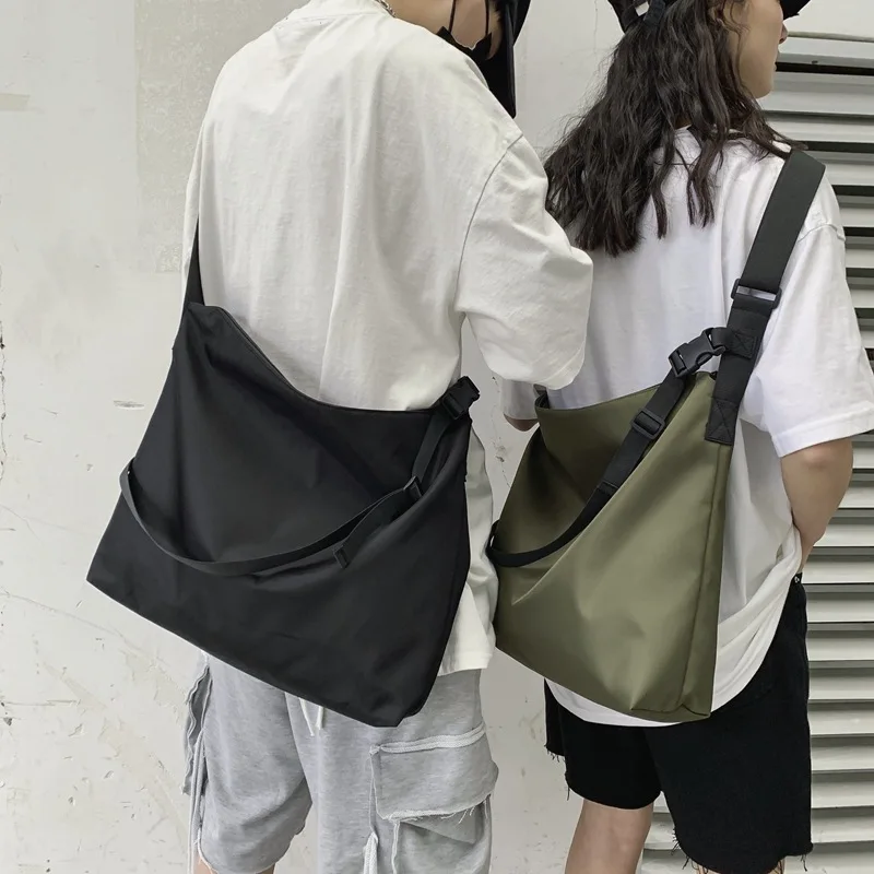 Large Capacity Crossbody Bag for Men Trendy Casual Travel Japanese High-End Single Shoulder Bag Leisure