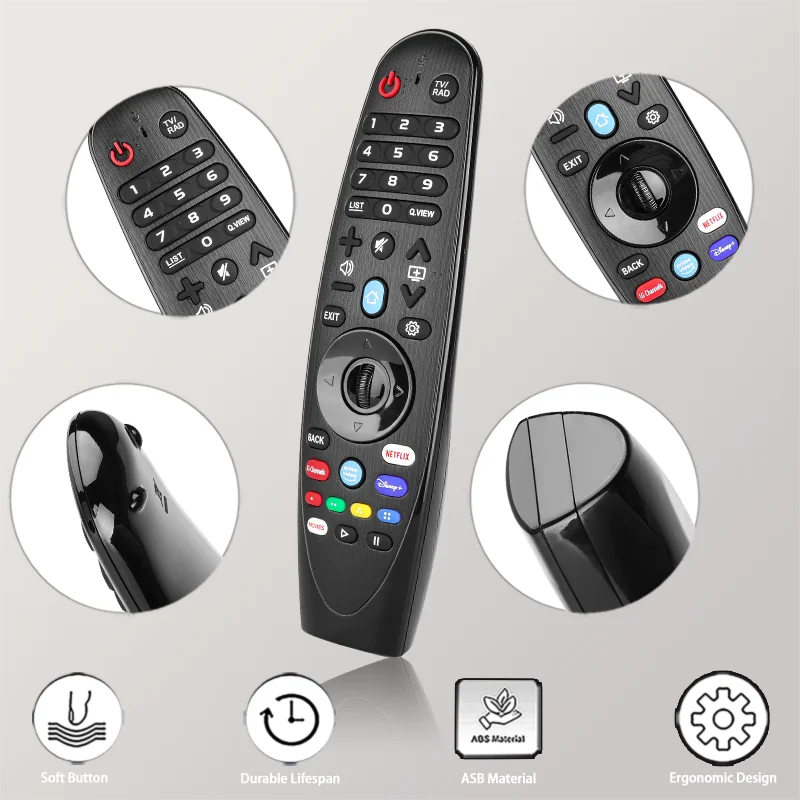 For LG Universal IR Remote Control Replacement With NETFLIX PrimeVideo Buttons, For LG Smart TV LG 2022 TVS (A2 B2 C2 G2 Q Z2 )