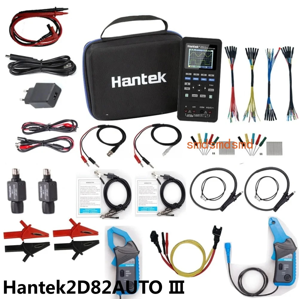 2D82AUTO Digital Automotive Oscilloscope+Multimeter+Signal Source+Automotive Diagnostic 2 Channels 250MSa/s 80MHz 2D82