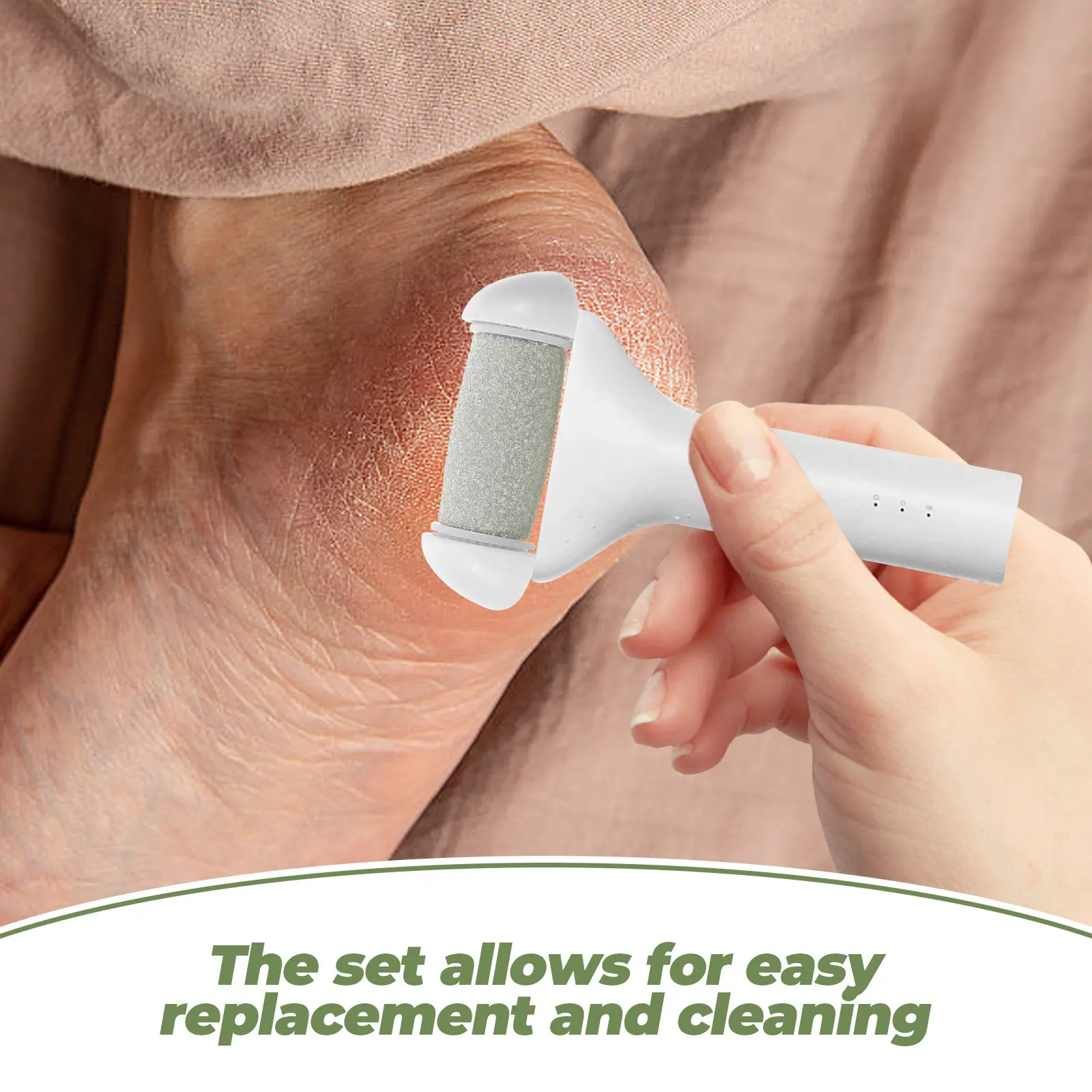 

5Pcs Foot File Refills Replacement Heads Electric Foot Hard Skin Remover Pedicure Tool Refill Rollers Feet Scrubber Cleaning