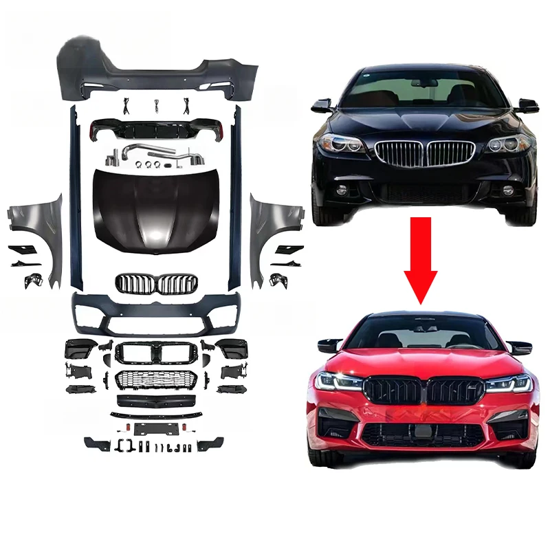 

Premium Accessories Auto Bodykit 5 Series F10 Modified M5 Front With Grill Body Kit Car Bumper High Quality