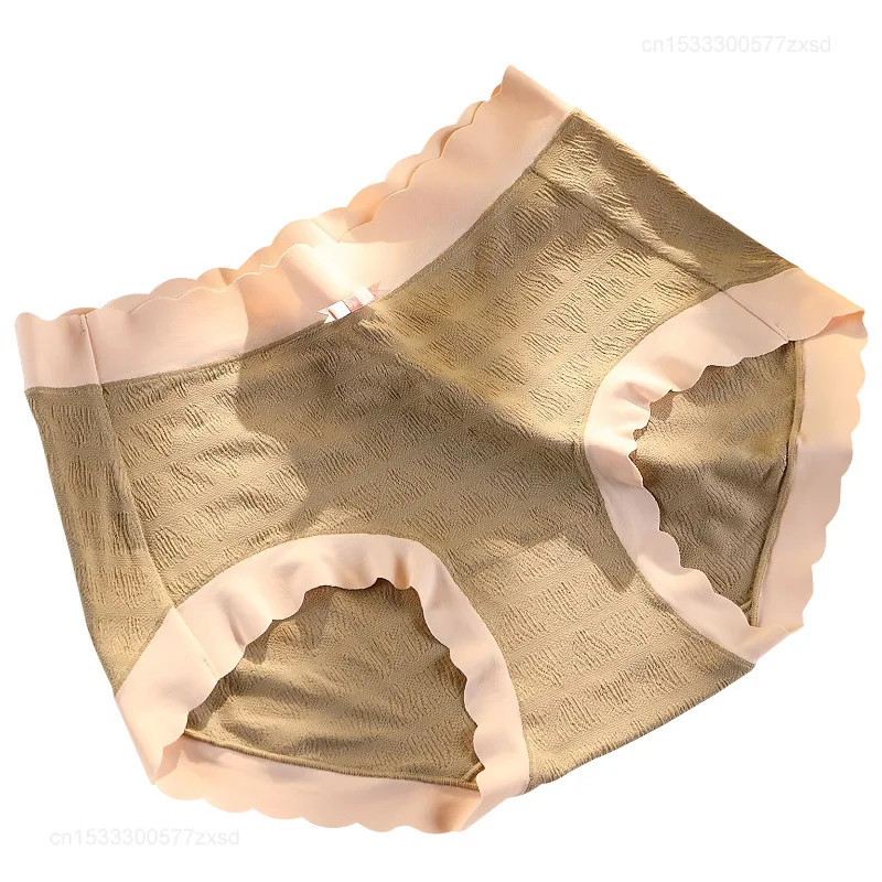 شاومي مشروط القطن سلس الملابس الداخلية ، اليابانية فقاعة السراويل ، الحرير المضادة للبكتيريا الملابس الداخلية ، منتصف الخصر تنفس ، الحلو الدانتيل