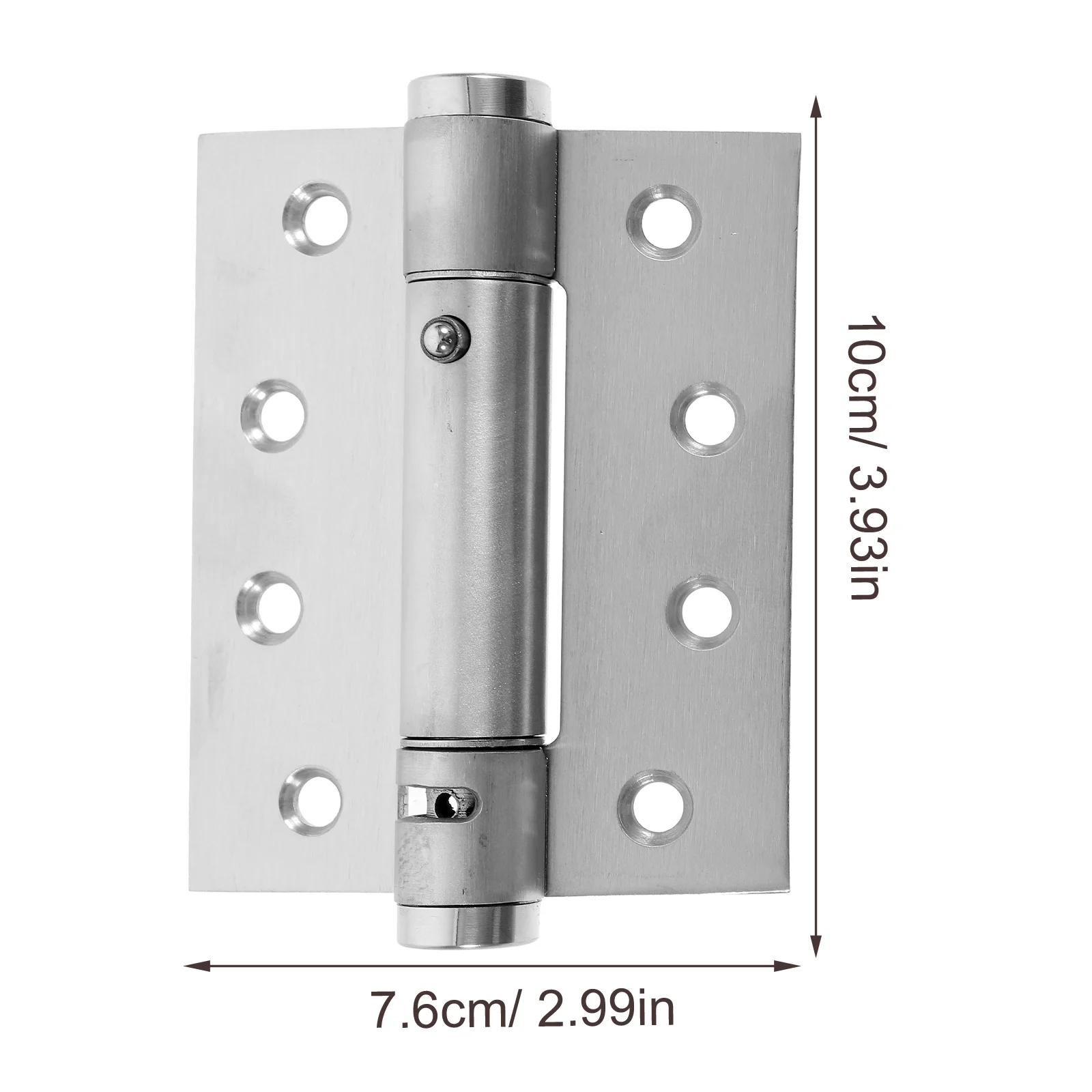 2 Pcs Automatic Door Closer Heavy Duty Self Closing Hinges for Basement Bathroom Doors Spring Loaded Easy Install Lasting