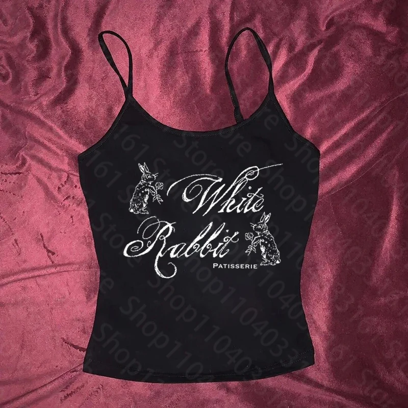 Vintage Harajuku Kurzarm Frauen T-shirts Punk Goth Grafik T Shirts Y2k Stil Kleidung Emo Mädchen Streetwear 2000er Jahre Crop Tops