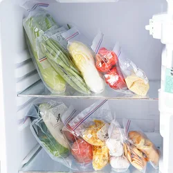 Sealed Bag Food Preservation Bag Self-Sealing Household Plastic Bag Thickened Refrigerator Storage Bag