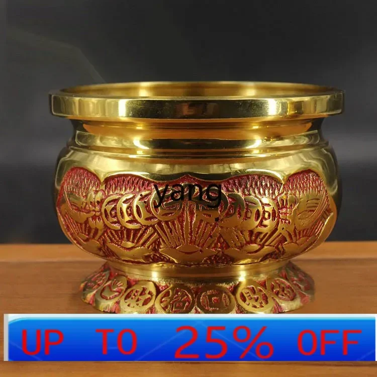 Ornements de Bouddha en cuivre pur pour l'intérieur, purifient l'air et adorent le Dieu de la Richesse