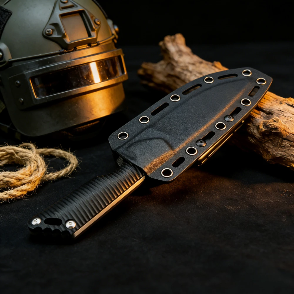 

Нож EDC MK1C с фиксированным клинком для выживания и спасения, многофункциональный, с ножнами K-типа, для активного отдыха, альпинизма и скалолазания