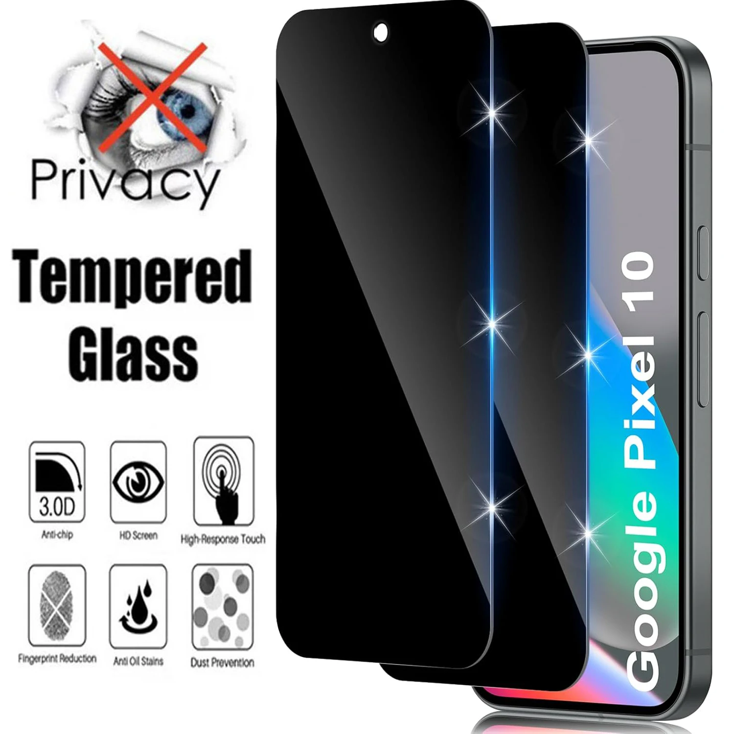 2Pcs Privacy Temper… - image