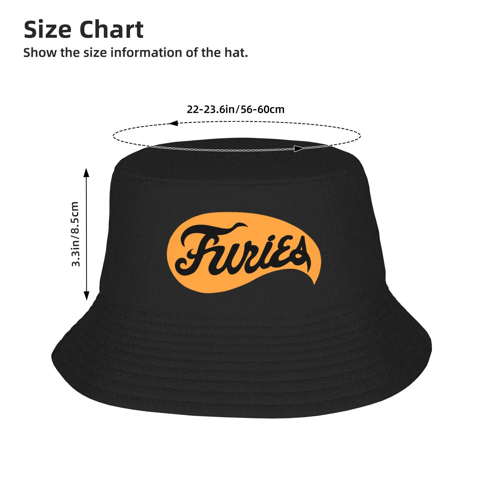 The Baseball Furies Gang Bucket Hats Panama For Kids Bob Hats  Reversible Fisherman Hats For Summer Beach Fishing Unisex Caps
