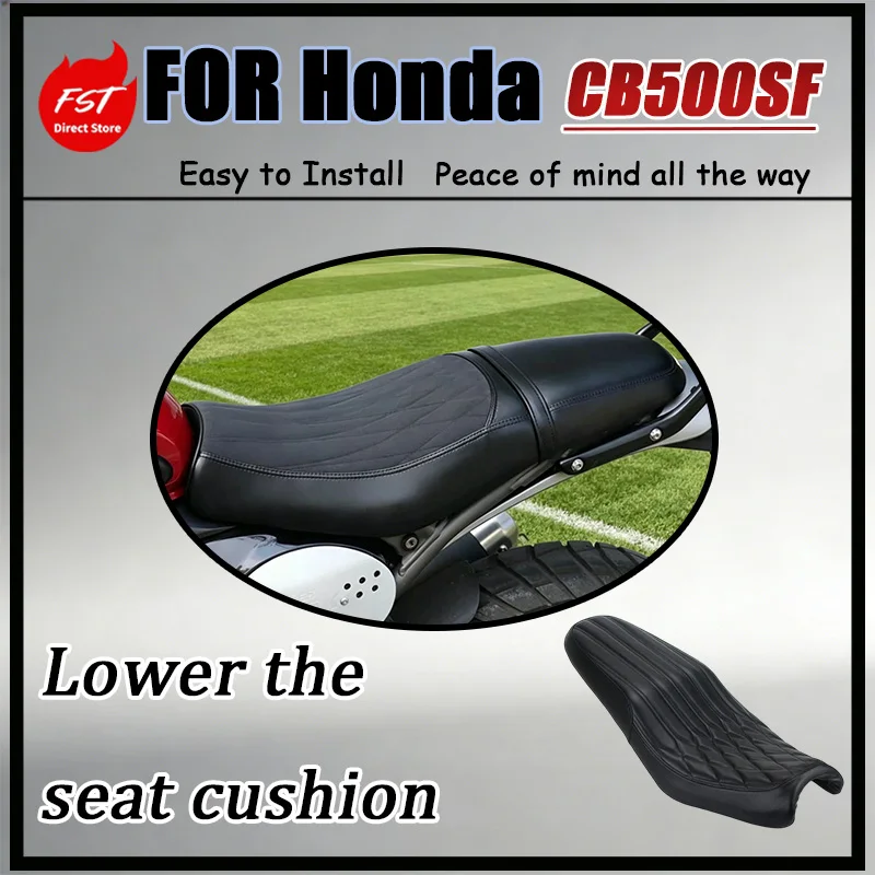 For Honda CB500SF Super Four Low-Rise Seat Assembly Modified Integrated Specifically Lowering Seat Height for Comfortable Riding