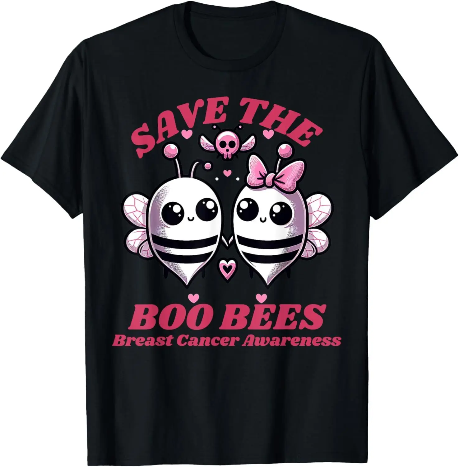 

Симпатичная женская футболка на Хэллоуин Save The Boobees с раком молочной железы, S-5XL