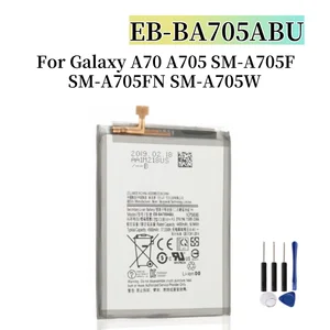 Bilashmart EB BA705ABU Battery 4500mAh Samsung Galaxy A70 A705 SM A705 A705FN SM A705W Batteries+Tools