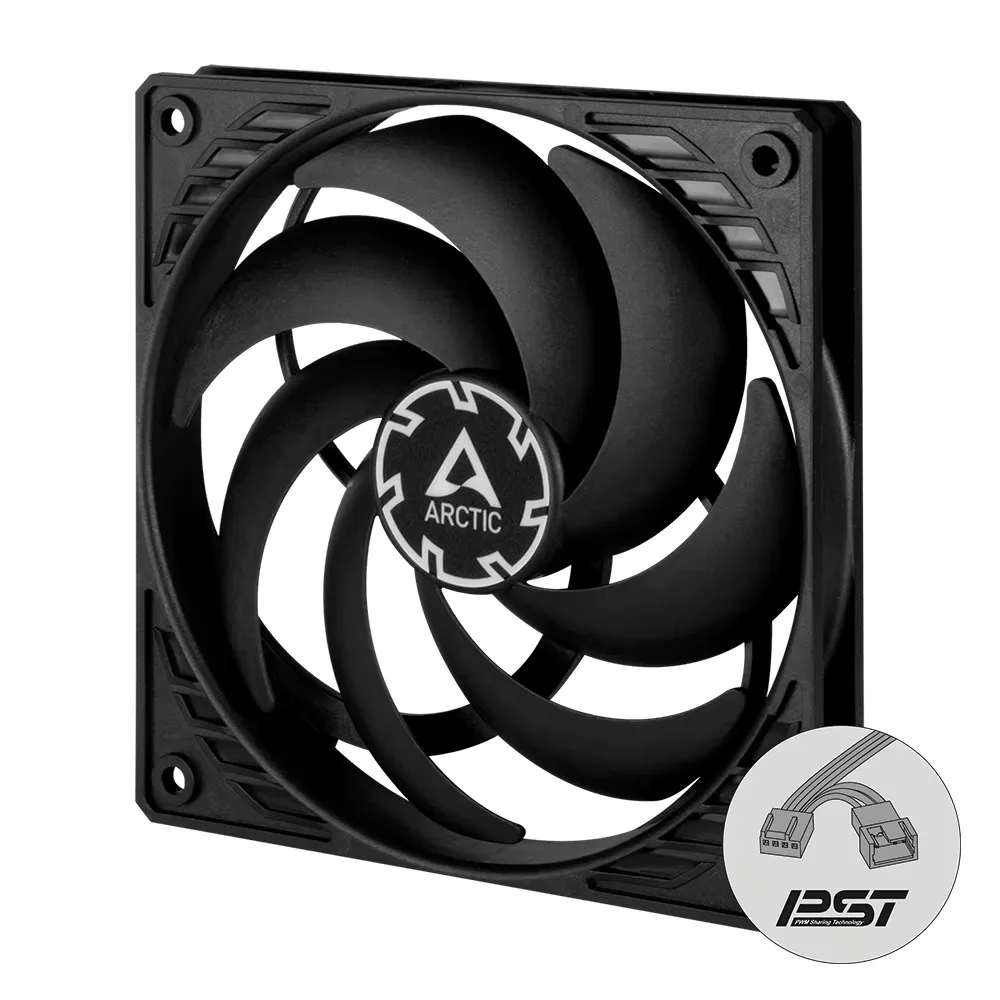 ARCTIC P12 Slim PWM PST 120mm PC Case Fan 200-2100RPM High Air Pressure Ultra-thin Computer Cooling Fan
