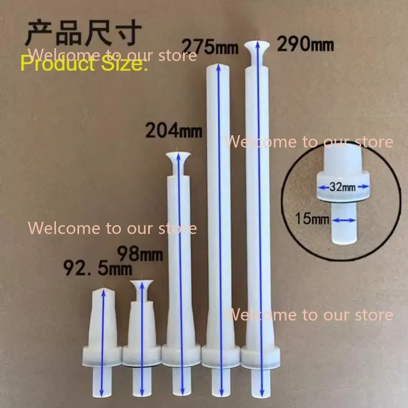 1PC Powder electrostatic spray gun electric needle flat nozzle gun head long rod electrode needle conductive seat accessories