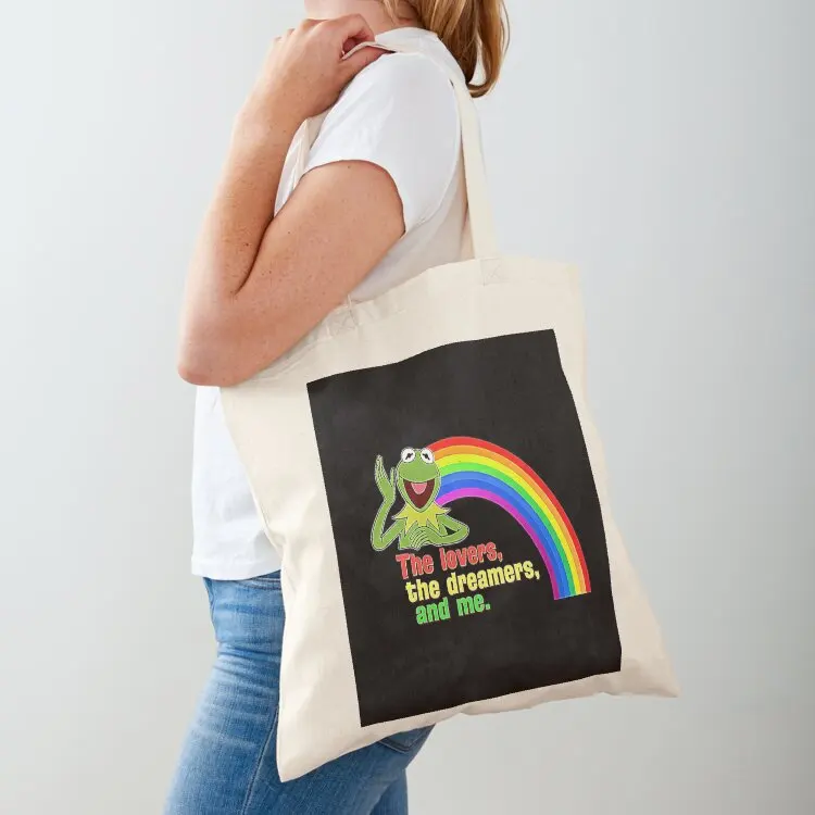 

The Lovers The Dreamers And Me. Rainbow Lovers T-Shirt Tote Bag tote bags aesthetic Women's tote bag Candy bags