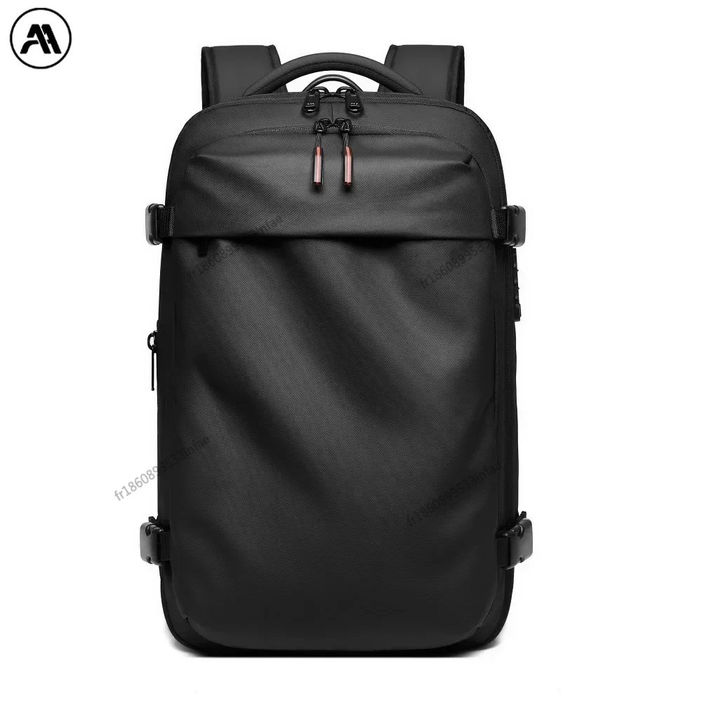 حقيبة ظهر للسفر للرجال، حقيبة ظهر للكمبيوتر المحمول مقاس 17 بوصة، حقيبة ظهر مدرسية ذات سعة كبيرة ممتدة للمشي لمسافات طويلة، حقيبة ظهر للأعمال #3