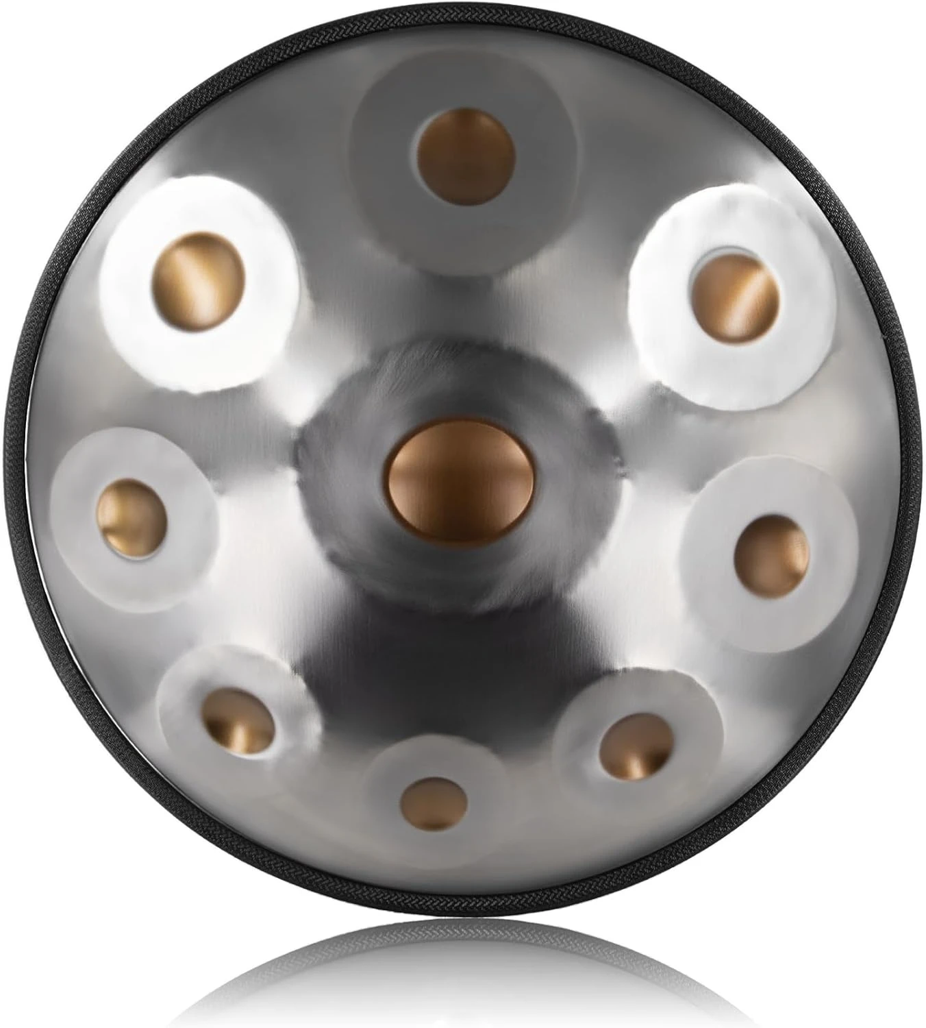 

High-quality 18-inch handpan, 9 notes, suitable for adults, 440Hz D minor Kurdish scale, soft bag, mallet, stand, and dust cloth