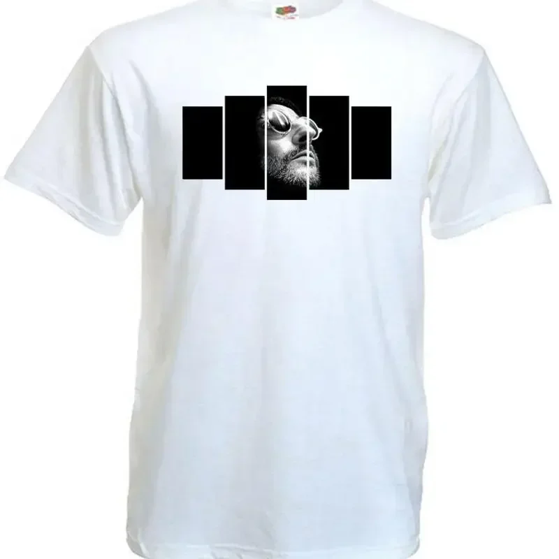 Футболка Leon The Professional v9 с изображением постера фильма, белая, все размеры от S до 5XL.