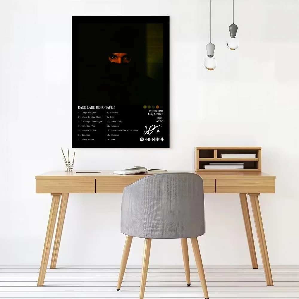 Dark Lane Demo Tapes Album Cover Canvas Wall Art Poster Personalized Photo Printing Perfect Gift for Bathroom Decor Living Room