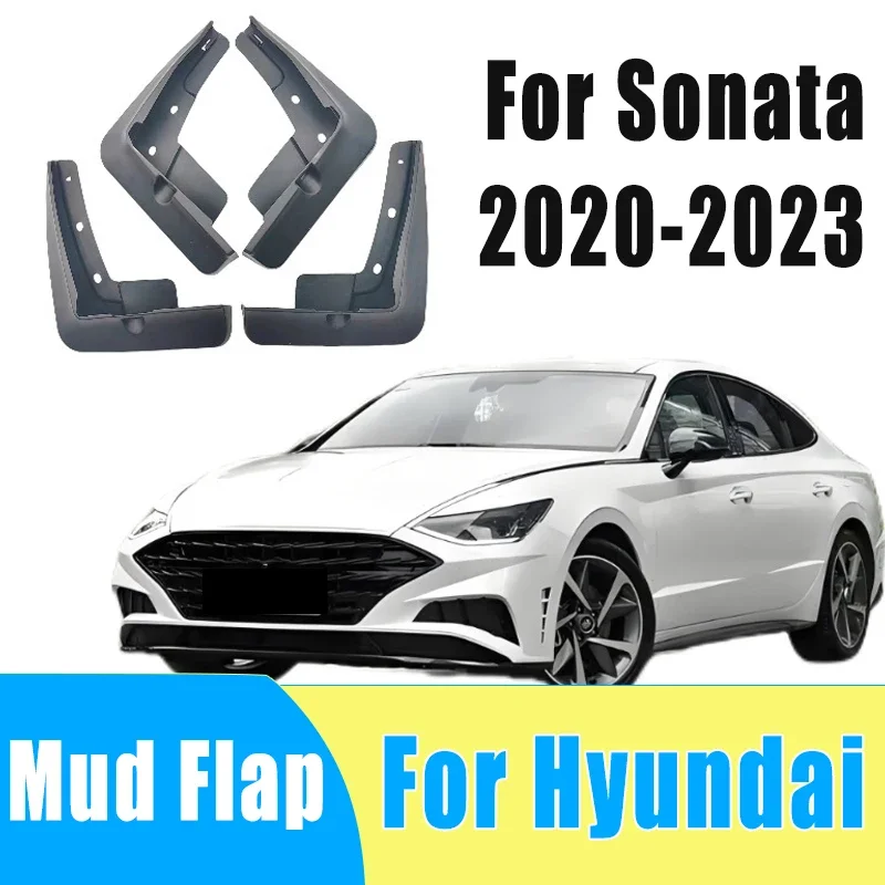 

4pcs Auto Tire Mudguard Waterproof Prevent Mud Splashing Car Mud Flap Fender Trim Accessories For Hyundai Sonata 2020-2023 2022