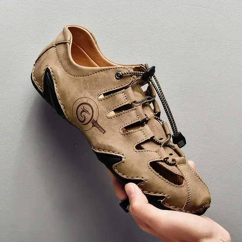 

Round Foot Laced Rock Shoes Original Men's Hiking Shoes Sneakers Men's Luxury Sports Minimalist 2025summer Resale