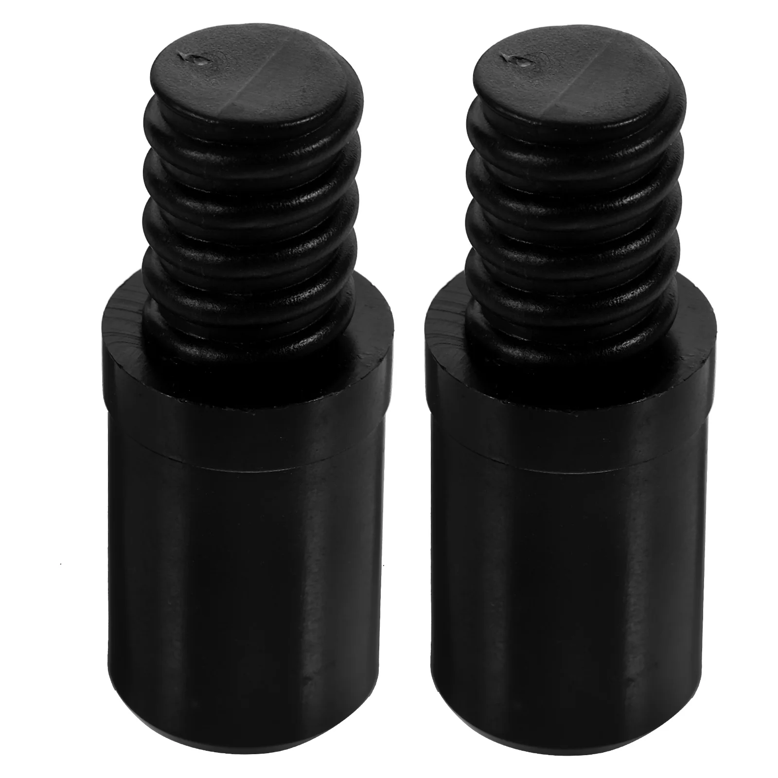 

2 Pcs Push Broom Handle Replacement Tip Mop Head Adapter Plastic Thread for Telescopic Pole Threaded Extension Poles