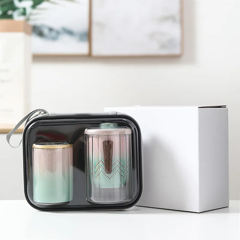 Portable Travel Kung Fu Tea Set Quick Cup Annual Meeting Event Business Gift with Logo