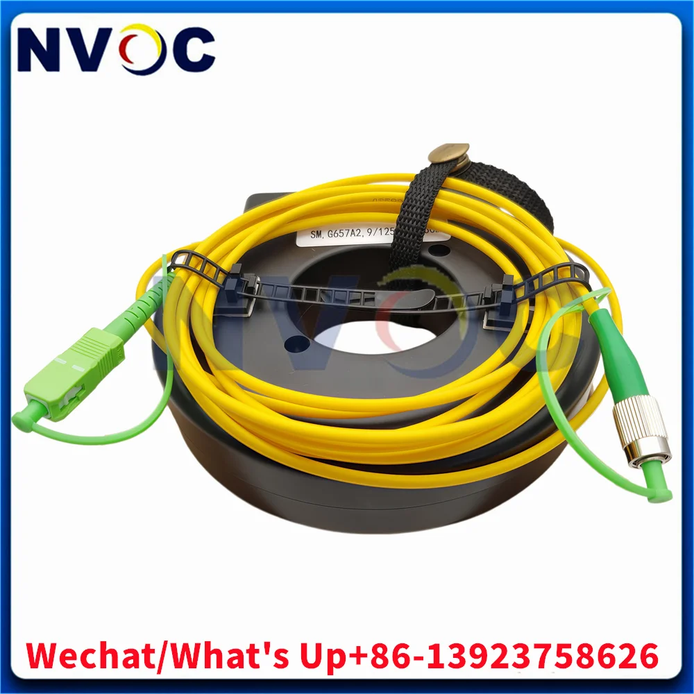

SCAPC-FCAPC SM G657A2 150M Bared Fiber Cable Box OTDR Launch Eliminator Single Mode Optical Fiber Ring (OS2) 150M 9/125um Tester