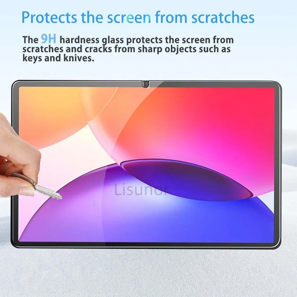 2 PCS 9H Tempered Glass Tablet Screen Protector For Tcl Tab A1 11 / A1 Plus 12.2 Inch Anti Fingerprints HD Clear Protective Film