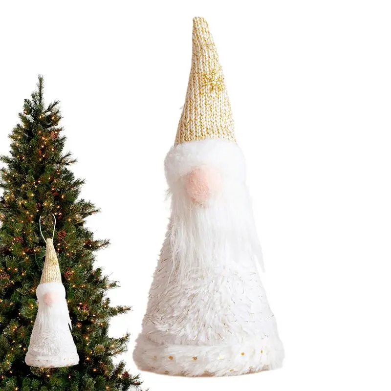 Gnome Christmas Tree Decorations Gnome Christmas Ornament Soft Plush Ornament Treetop Decoration For Christmas Home Decoration