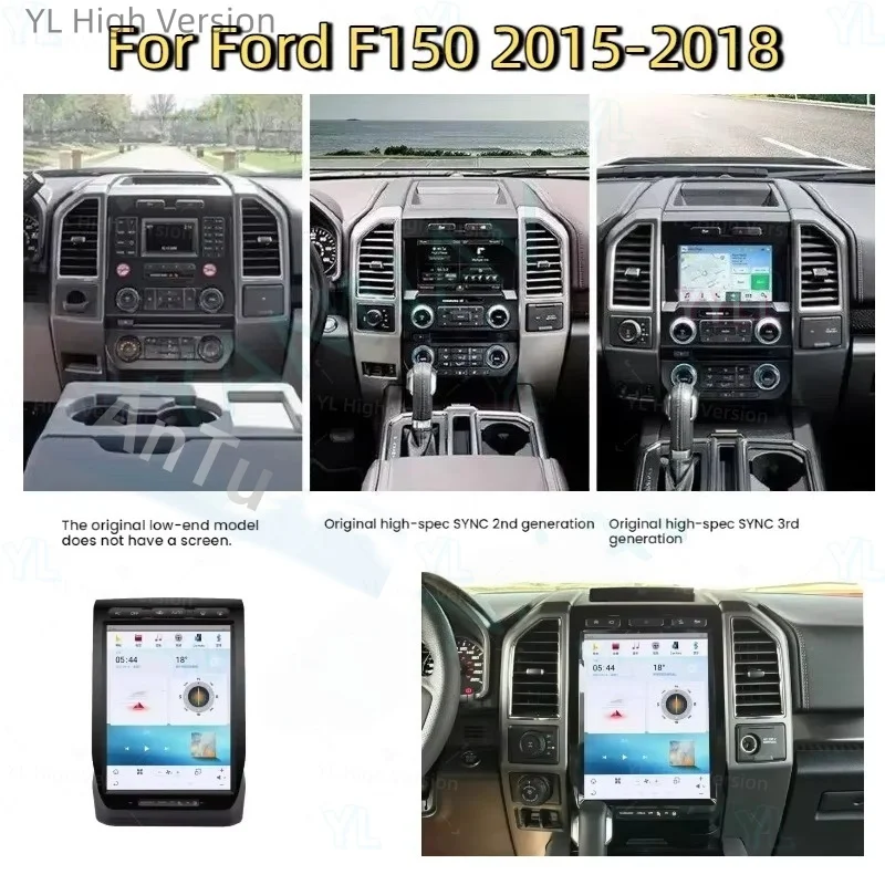 NEW 13inch Touch Screen GPS For Ford Raptor F150 F250 F350 F450 F650 2015 - 2019 Stereo Car Multimedia Video Player Head Unit 5G