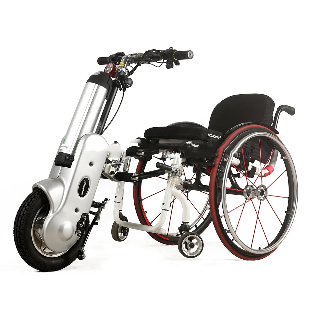 Smart Hot Sale Walking Aid Portable 400W Electric Handcycle for Wheelchair Handcycle Attachment Spare Parts