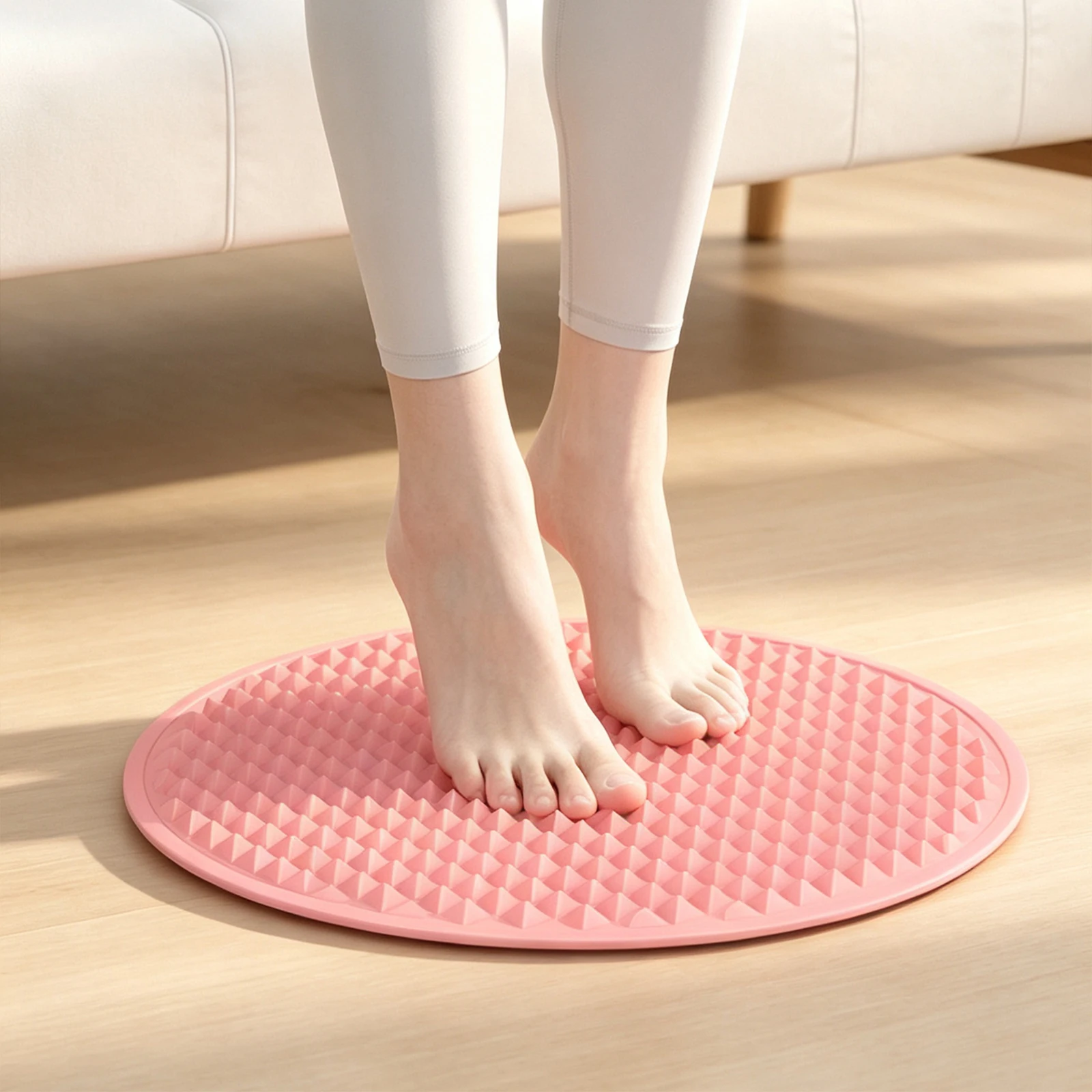1pc Oversized Thickened TPE Sole with Bumps And Granules Foot Mat, Anti-Pain Treadmill Running Pad, Foot Support Platform