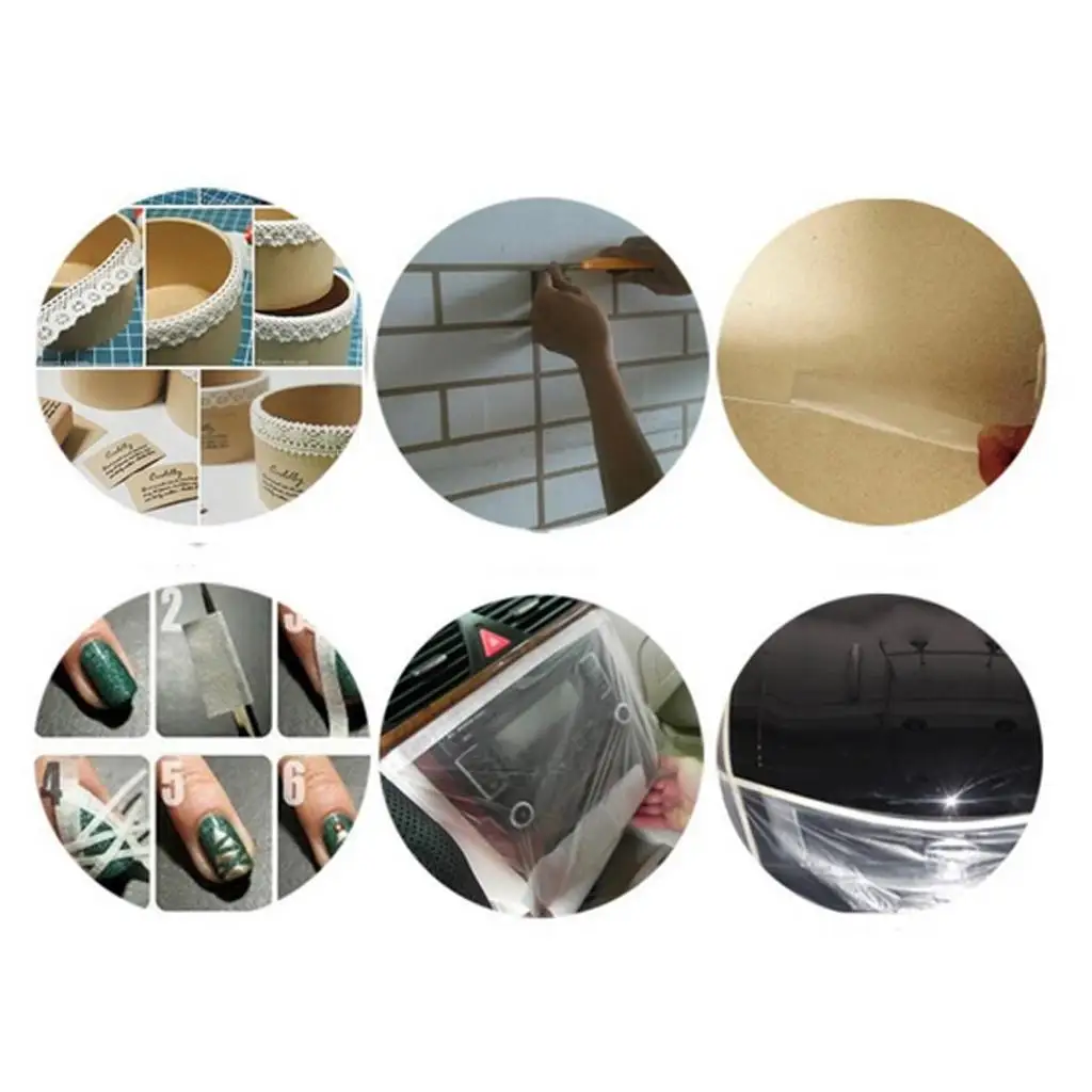 Crepe Paper Masking Tape for Car Painting Drawing Nail decor for art
