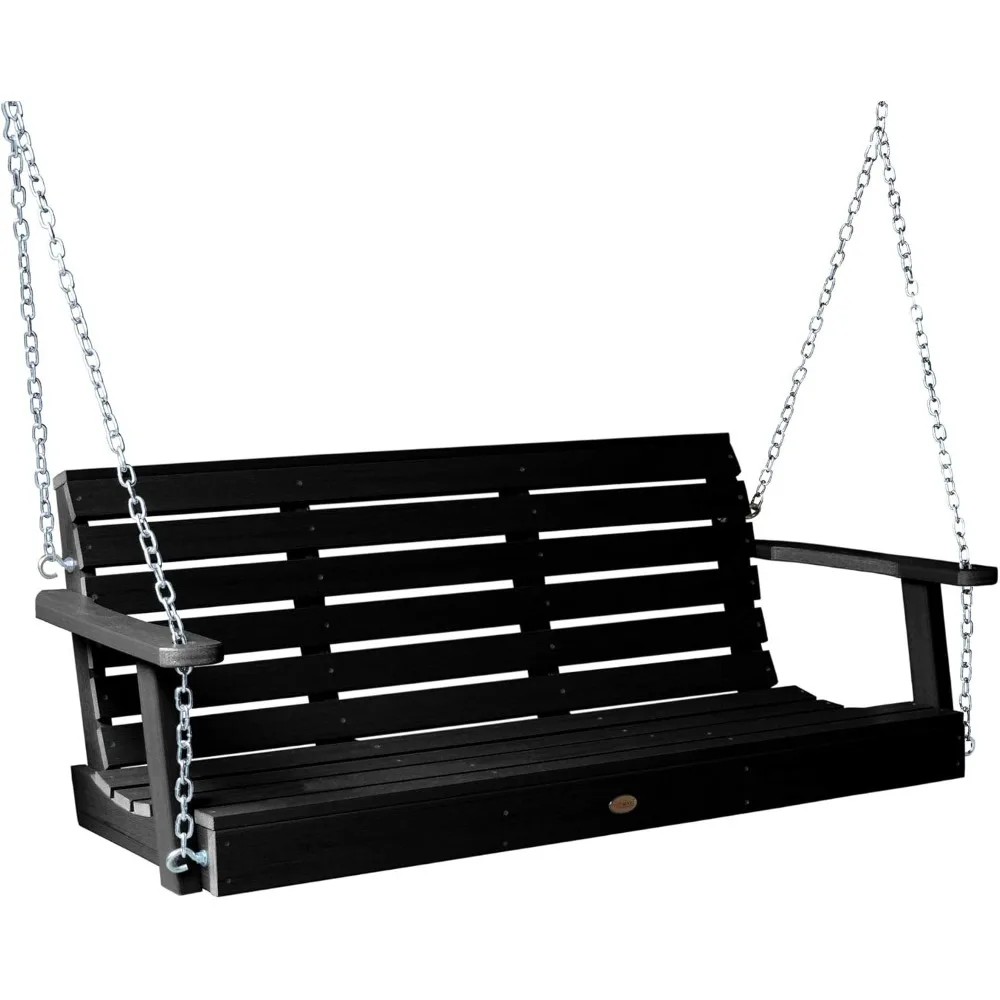 

AD-PORW2-BKE Weatherly Porch Swing, 4 Feet, Black