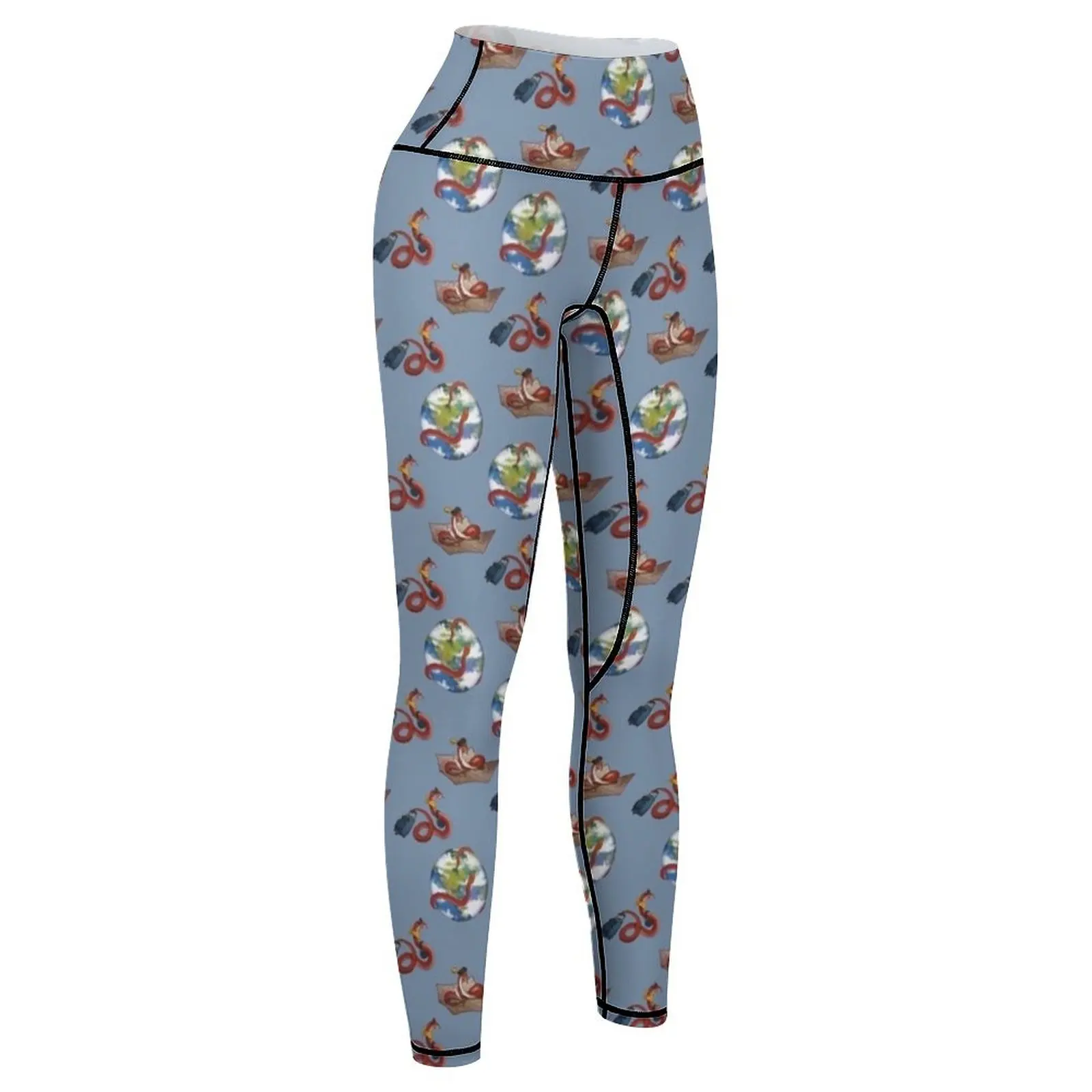 Magellan Tiled Legginsy Spodnie damskie Jogger Spodnie obcisłe damskie Legginsy damskie