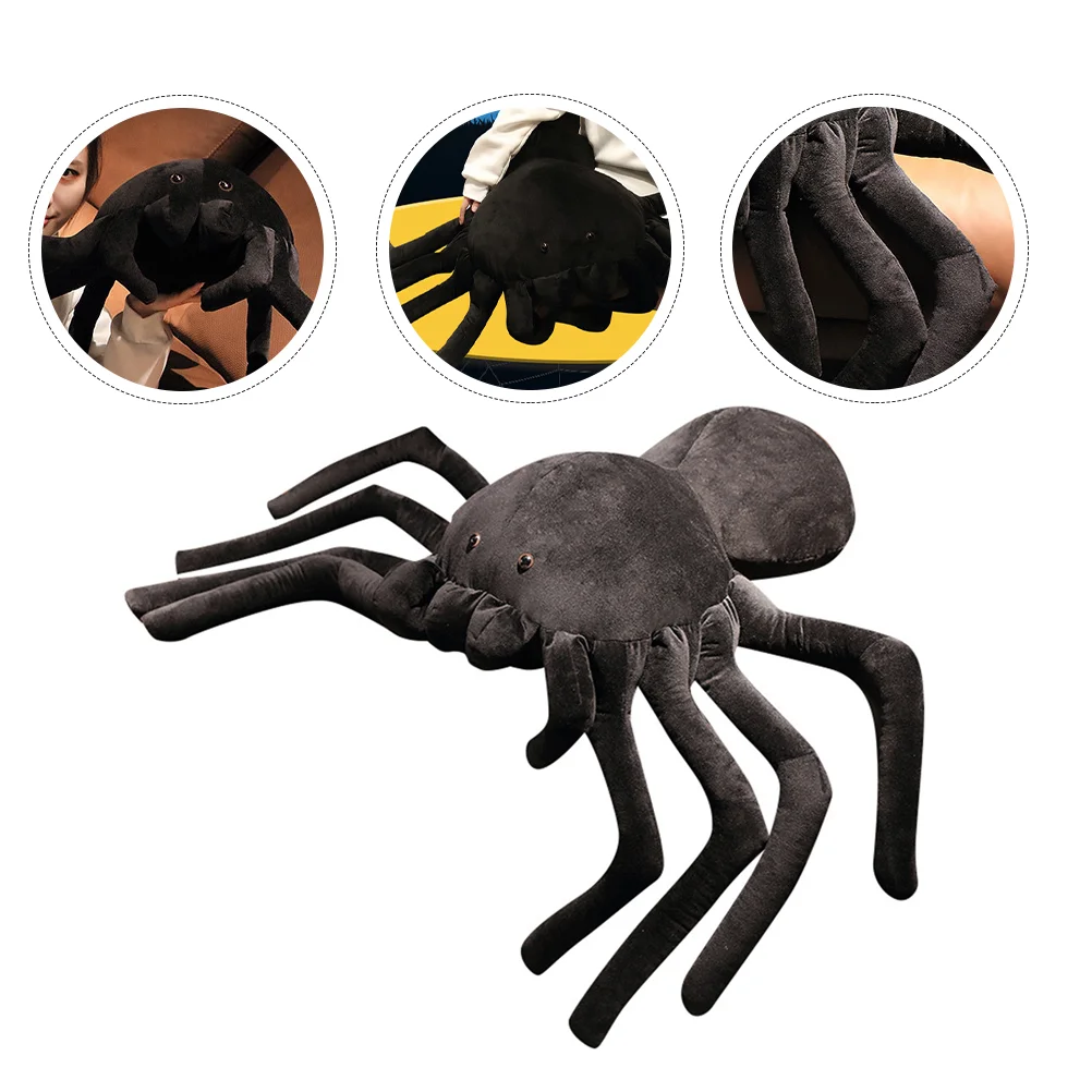 Spider Plush Toy Supple Stuffed Animal Cute Giant Animals for Teens Home Decoration