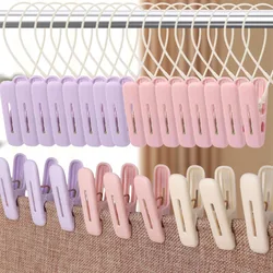 12/18pc Plastic Clothespins With Storage Basket Home Travel Laundry Clothing Clip Quilt Towel Clothes Peg For Clothesline Hanger