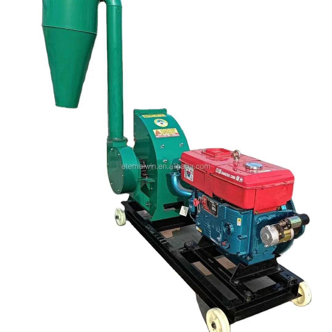 

Engine Maize Cassava Corn Cob Grinding Machine 18H P Hammer Mill For Sale