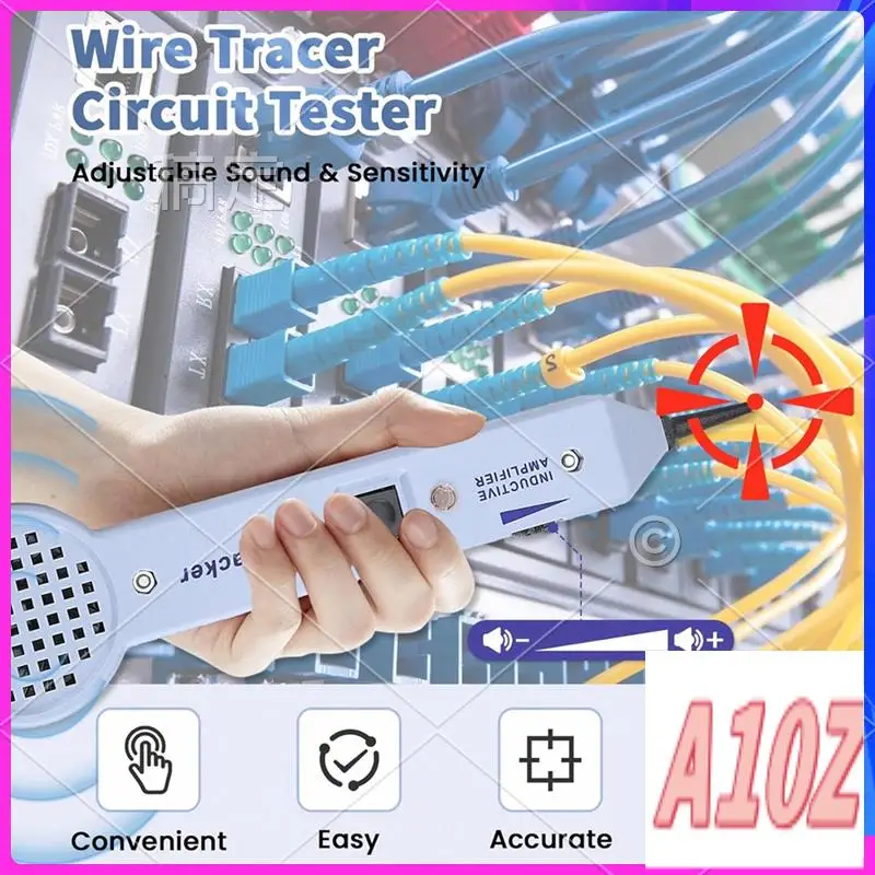

0Z-Tone Generator Kit, Wire Tracer Circuit Tester, 200EP High Accuracy Cable Tester, Tone And Probe Kit Line Finder Easy To Use