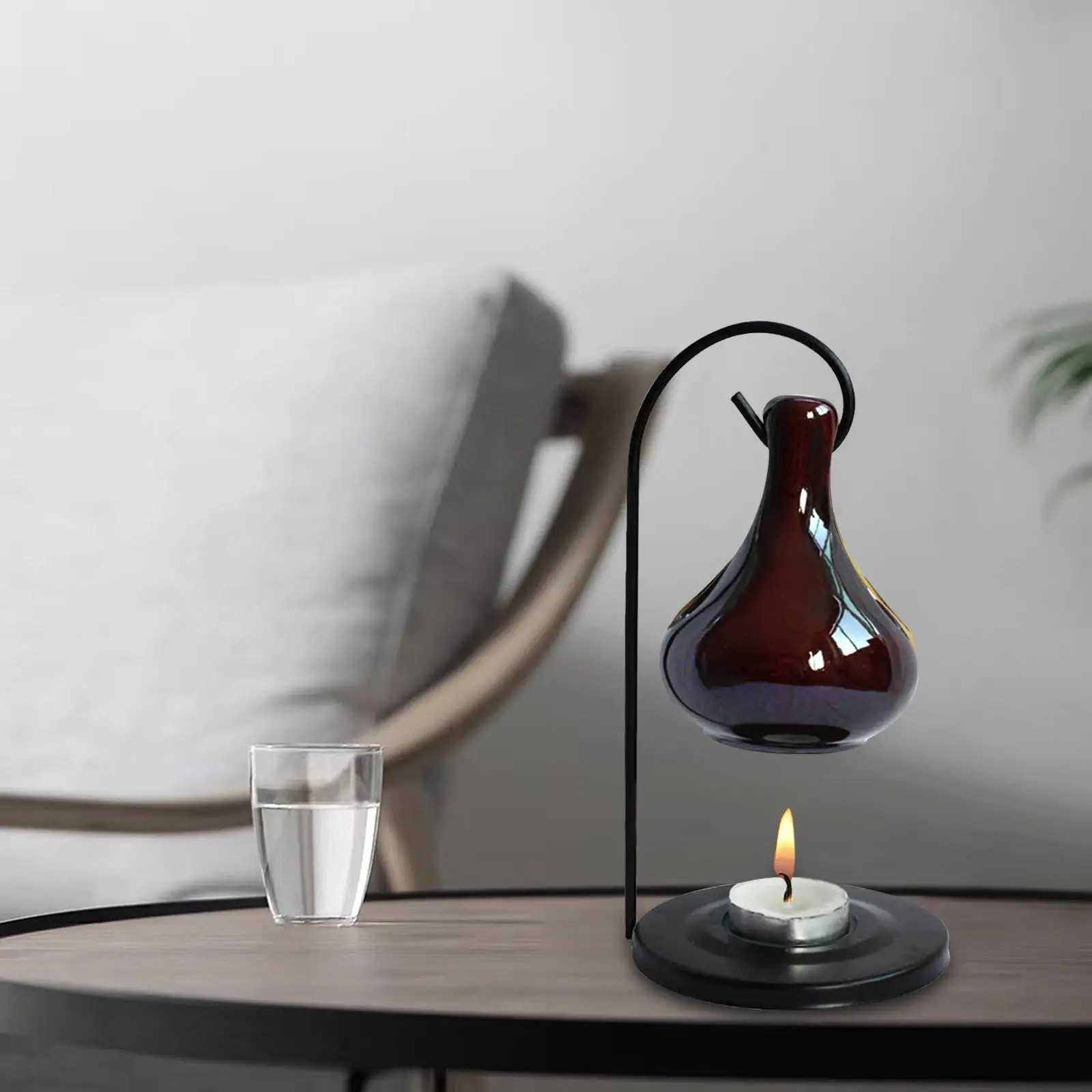 Portacandele Tealight Scaldacera per cera Decorazioni per la casa Bruciatore a olio essenziale SPA