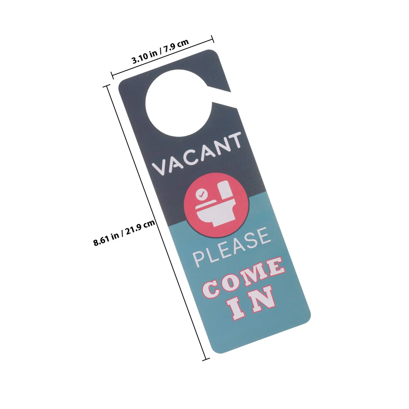 Creative PVC Double-Sided Door Sign Restroom Toilet Door Hanger Do Not Disturb Please Come in Do Not Disturb Sign