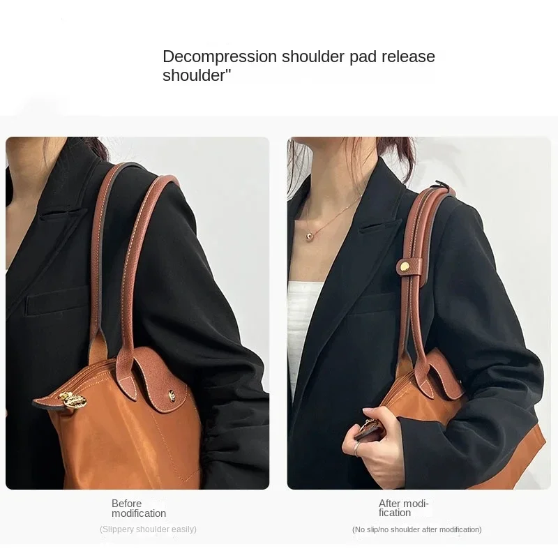 Pressure-Reducing Shoulder Pad For Longchamp Long-Handle Crossbody Bag Shoulder Strap Anti Slip DIY Upgrade Support Accessories