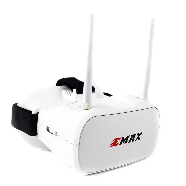 Emax 5.8G 4.3 Inch 48CH FPV Glasses Tinyhawk Diversity Goggle 480*320 Video Headset With Dual Antennas 4.2V 1800mAh Battery